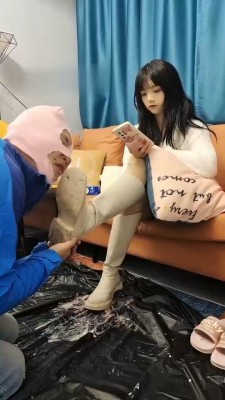 【万灵】长靴裸足踩踏喂食 bf22026