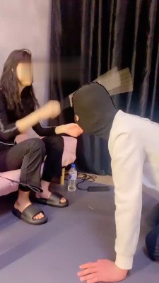 【冷鸢大大】拖鞋抽耳光/鞭打 bf22018