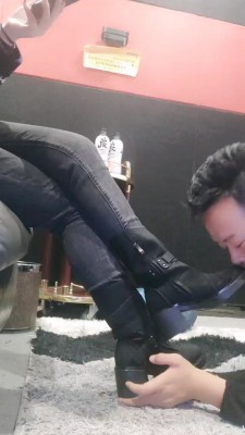 【小贱mt】主播短靴踩脚垫直播【双视角版】 bf23269