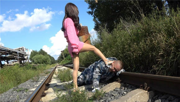 冷柔铁道操练特种狗