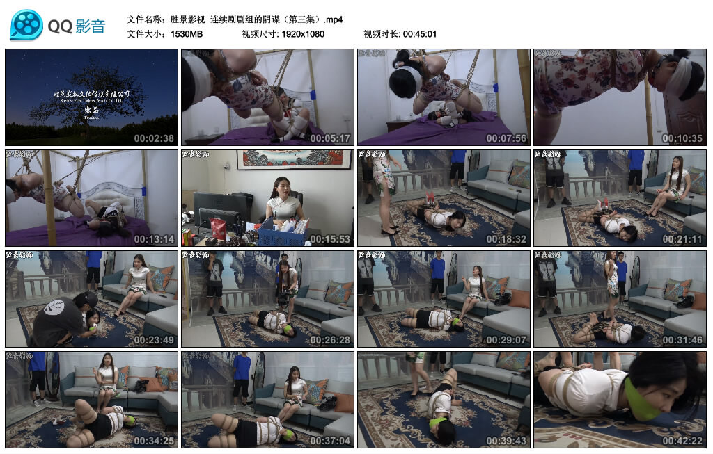 【胜景影视】连续剧剧组的阴谋（第三集）_HD绳艺资源