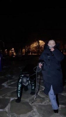 【潘妮女王】深夜户外骑马遛狗 bf23310