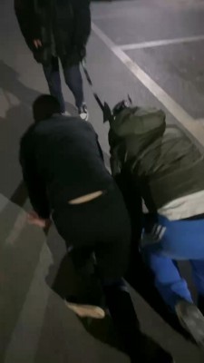 【桃幼幼】学生主户外溜双狗 bf23005