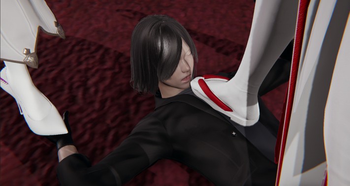 GTS女巨人漫画：魔女的毒药（被魔女用药变小一脚踩爆 血崩一地）G-210608-34