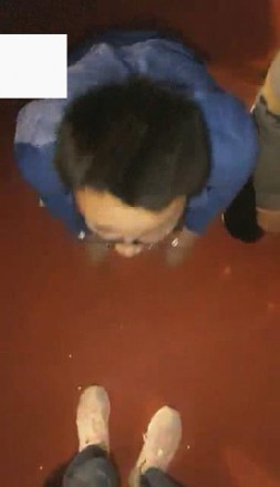 vivi,跨年夜车展遛狗