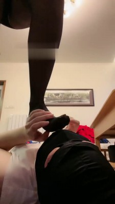 【一嬛】长靴黑丝诱废物狗 bf21428