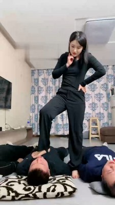 【麋鹿银儿】超模两素人群虐废物 bf21621