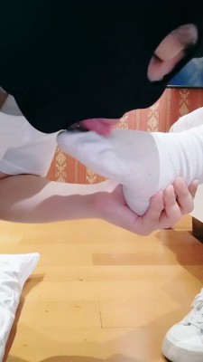 【汐汐】小白鞋原味棉袜辱狗 bf21924