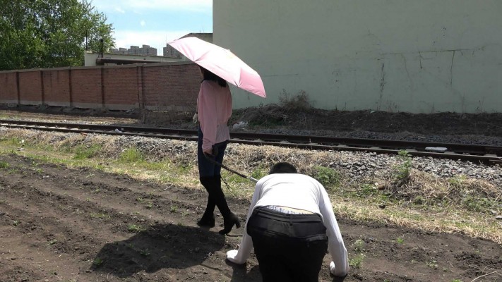 【彼岸花】户外骑马，累瘫贱狗 YC-220617-7