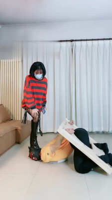 【美离子】枷锁囚禁暴力踢踹 bf18864